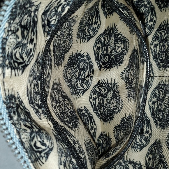 NWT Ed Hardy Denim Rhinestone Skull Crossbody Bag - Picture 12 of 14